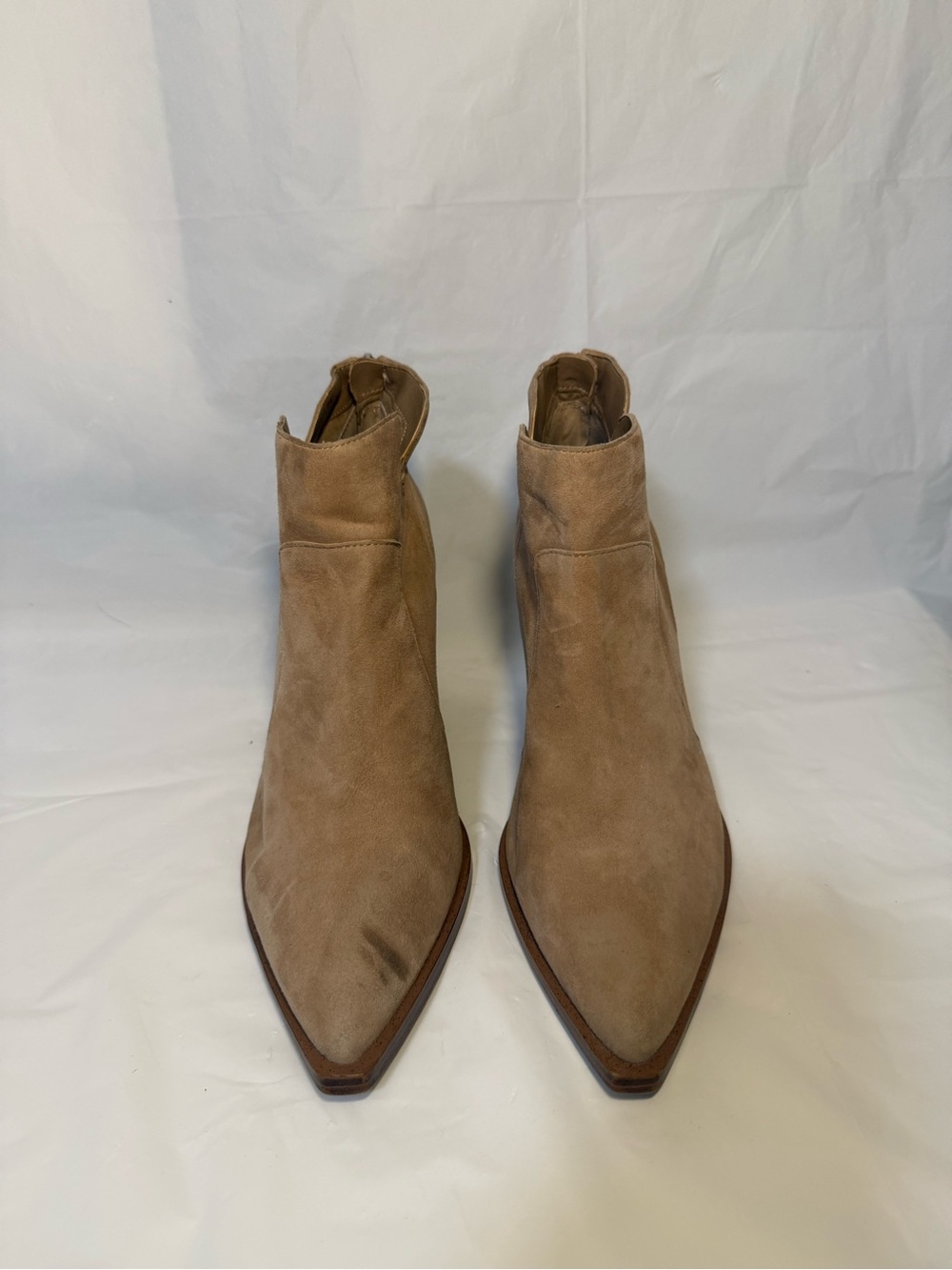 Vince Camuto Women's Gradesha Western-style Tan Boots Tortilla Size US 9/EU 40